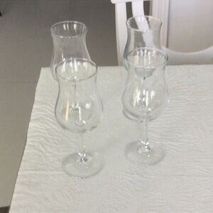 Crystal Clear Stemmed Glass Set